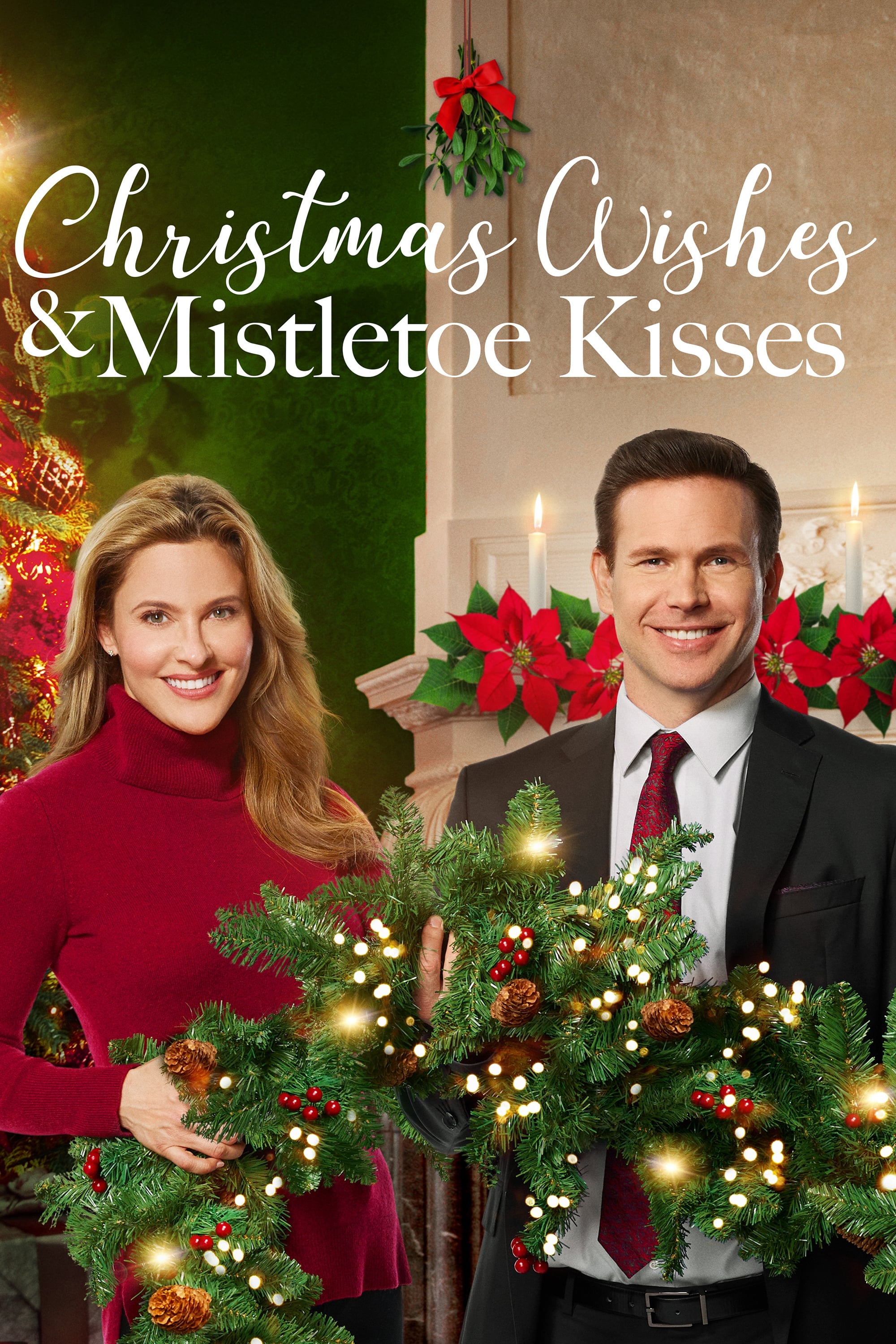 Постер Christmas Wishes & Mistletoe Kisses